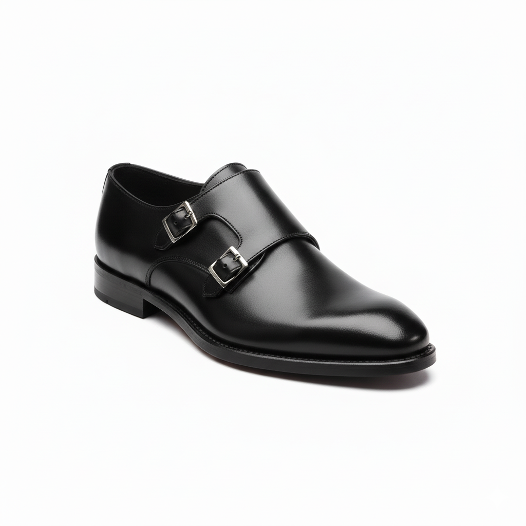 Men's Classic Monk Strap Shoes - Valmmont