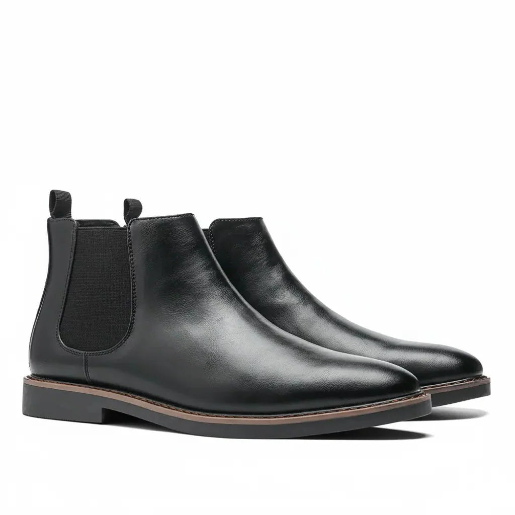 Men's Leather Chelsea Boots - Valmmont Kit