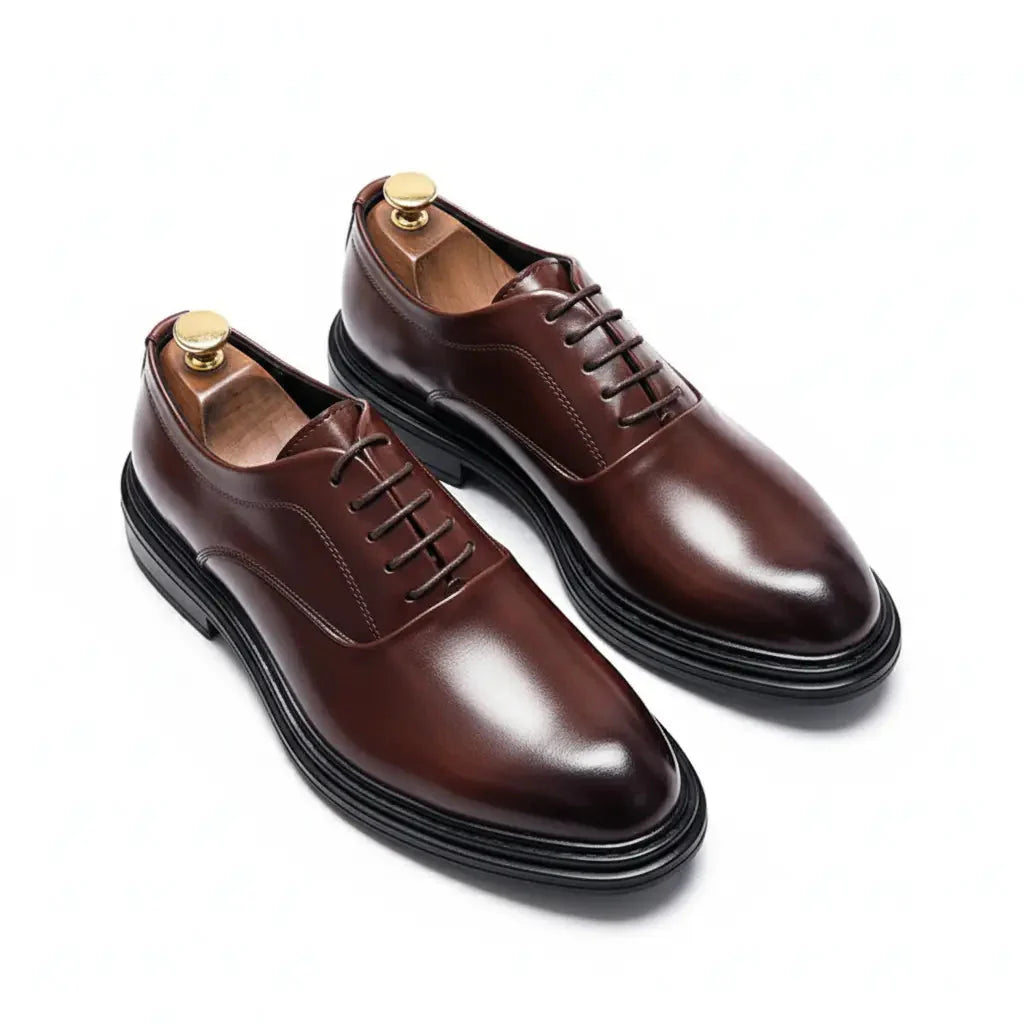 Men's Genuine Leather Oxford Shoes - Valmmont
