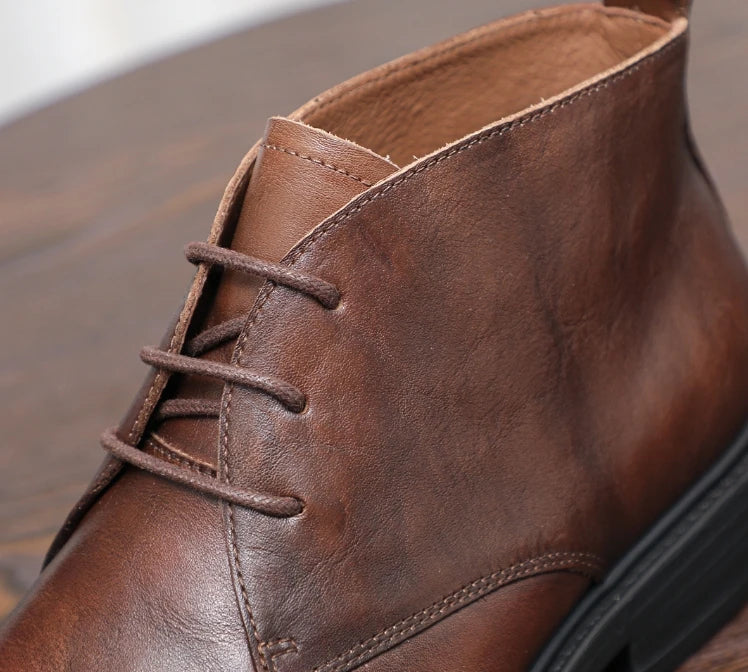 Men's Genuine Leather Boots - Valmmont