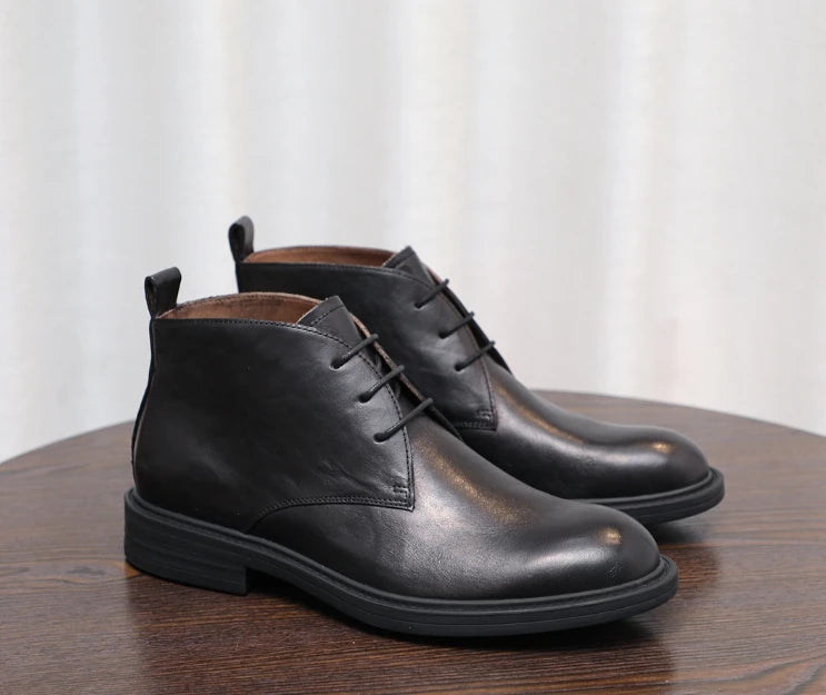 Men's Genuine Leather Boots - Valmmont