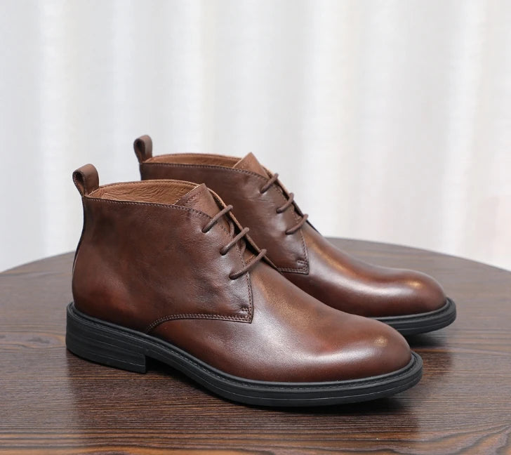 Men's Genuine Leather Boots - Valmmont