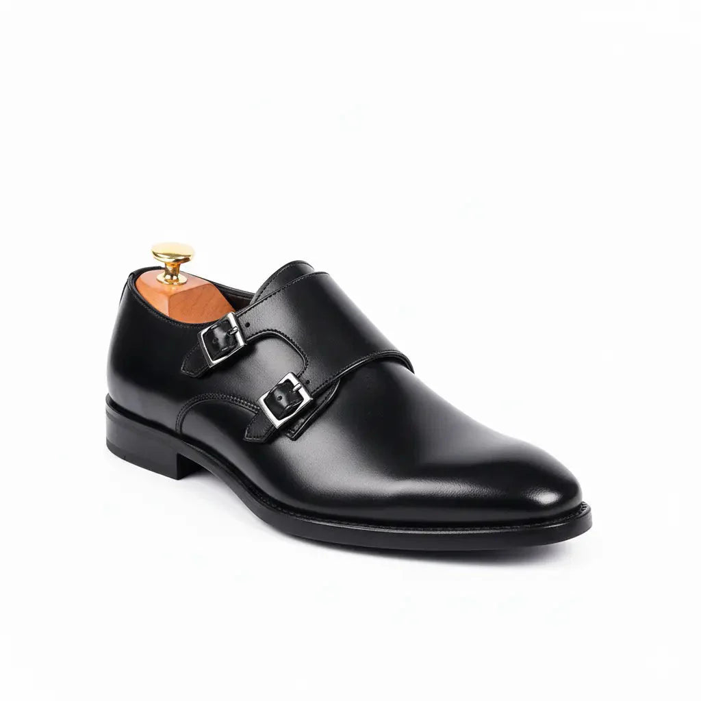 Men's Classic Monk Strap Shoes - Valmmont