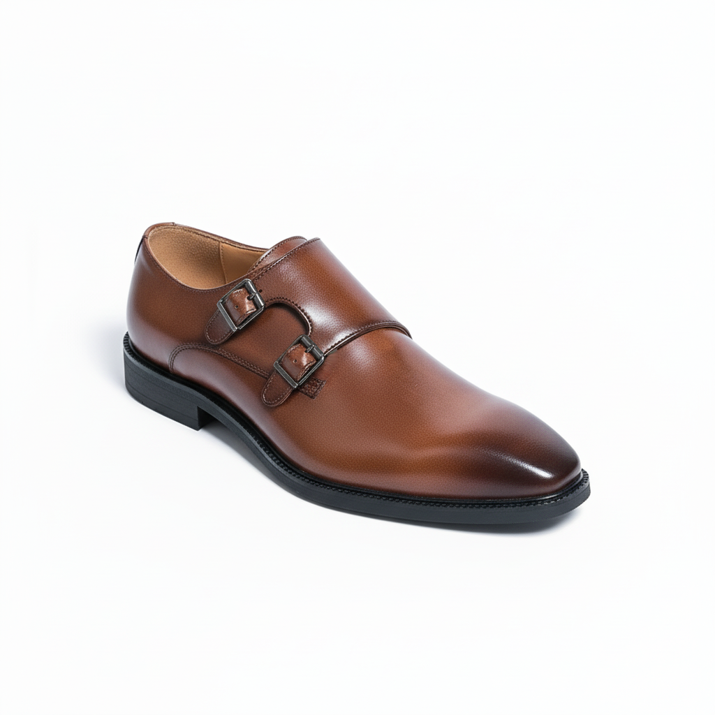 Men's Classic Monk Strap Shoes - Valmmont