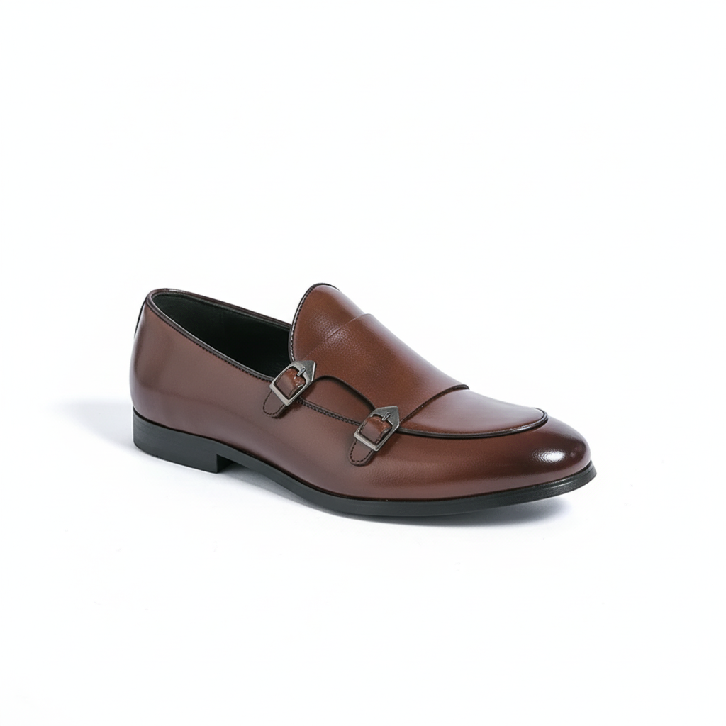 Men’s Monk Strap Shoes – Formal Leather Buckle Dress Shoes - Valmmont
