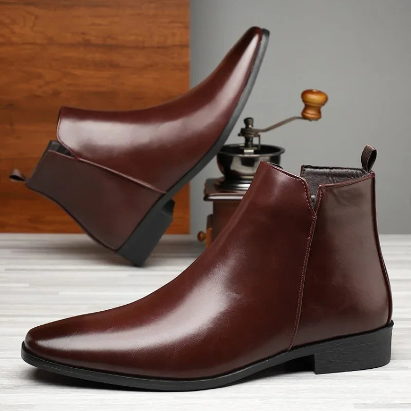Men´s Leather Chelsea Boots British Style - Valmmont