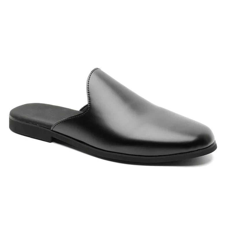 Men’s Leather Slippers – Non-Slip & Casual Walking Mules - Valmmont
