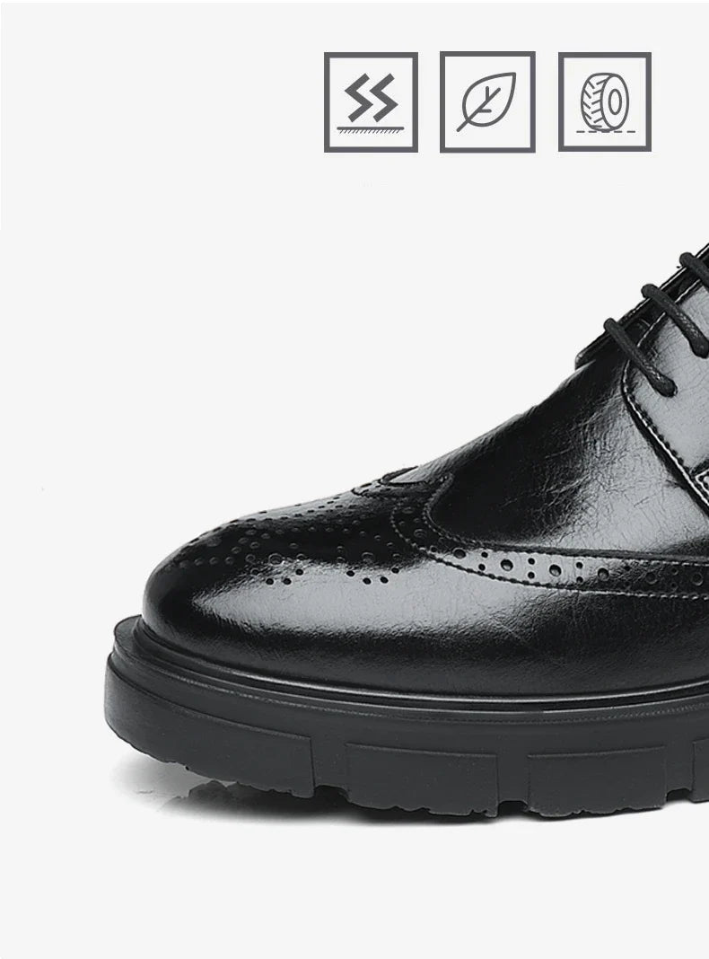 Valmmont Premium Handcrafted Lug Sole Black