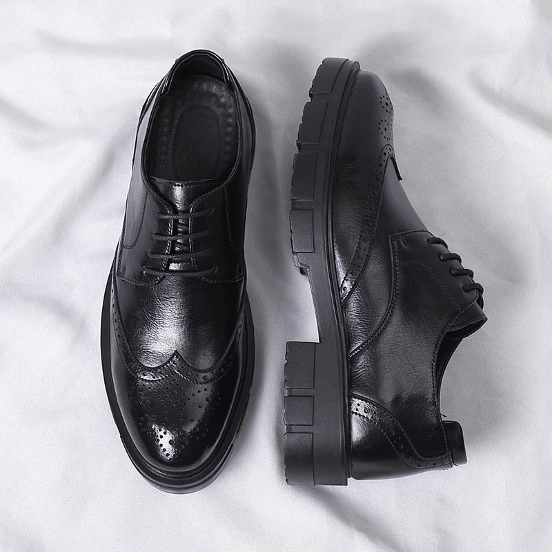 Valmmont Premium Handcrafted Lug Sole Black