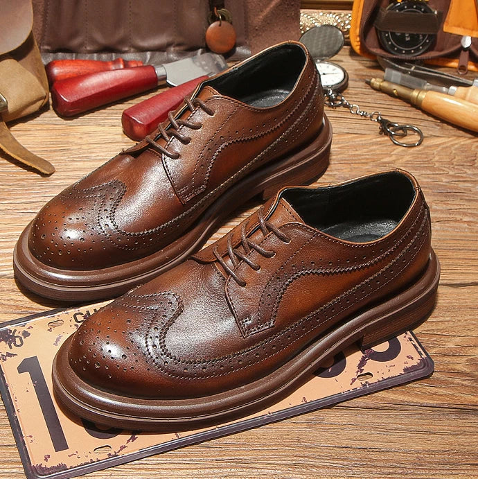 Men's Casual Oxfords Round Toe Flat Heel - Valmmont Kit