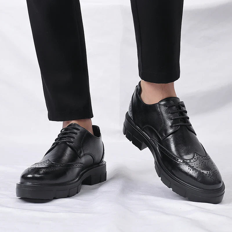 Valmmont Premium Handcrafted Lug Sole Black
