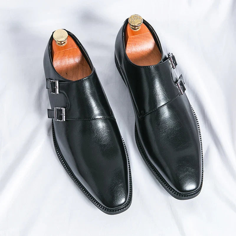 Men's Classic Monk Strap Shoes - Valmmont