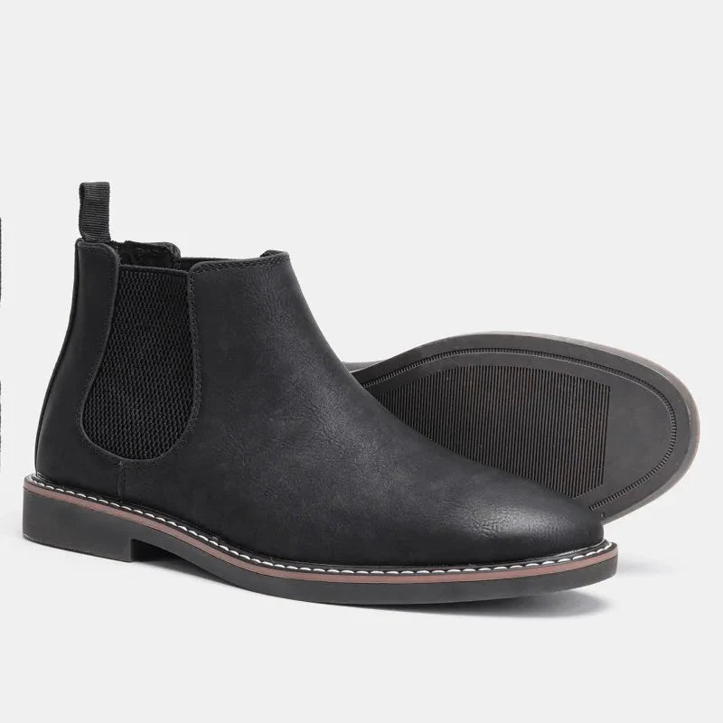 Men's Leather Chelsea Boots - Valmmont Kit