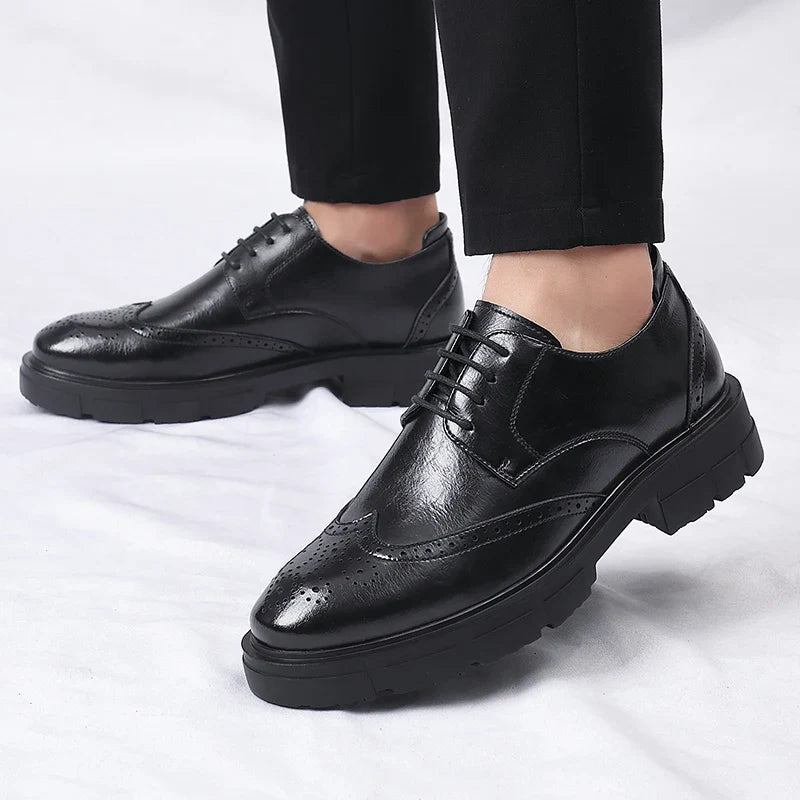 Valmmont Premium Handcrafted Lug Sole Black