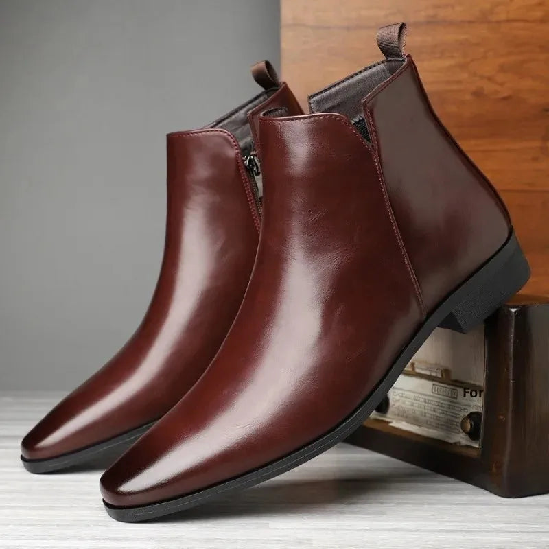Men´s Leather Chelsea Boots British Style - Valmmont